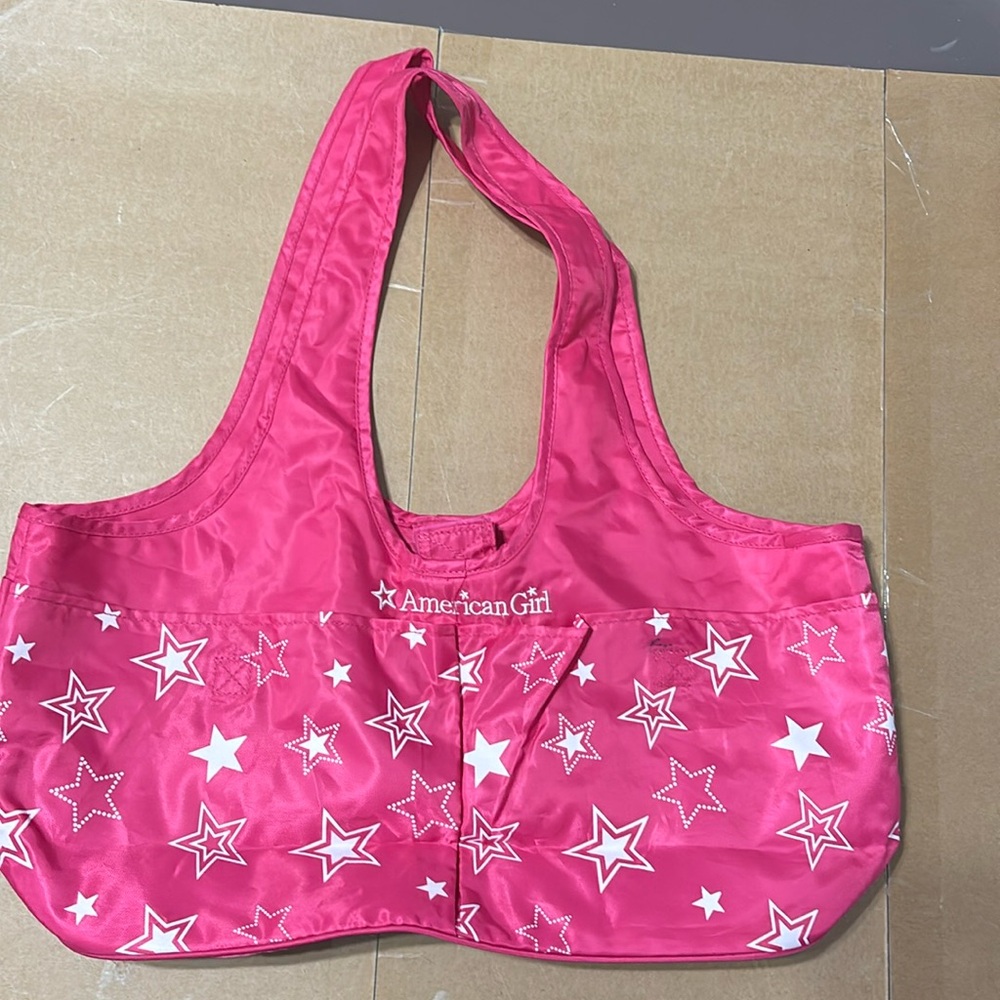American Girl Tote Bag 19.5”wide 9”tall 5.5” deep nice condition